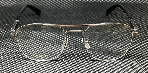 Brand New GUCCI Eyeglass Frames GG 1290/O 002 Gold-Havana For Men Women 54mm 2