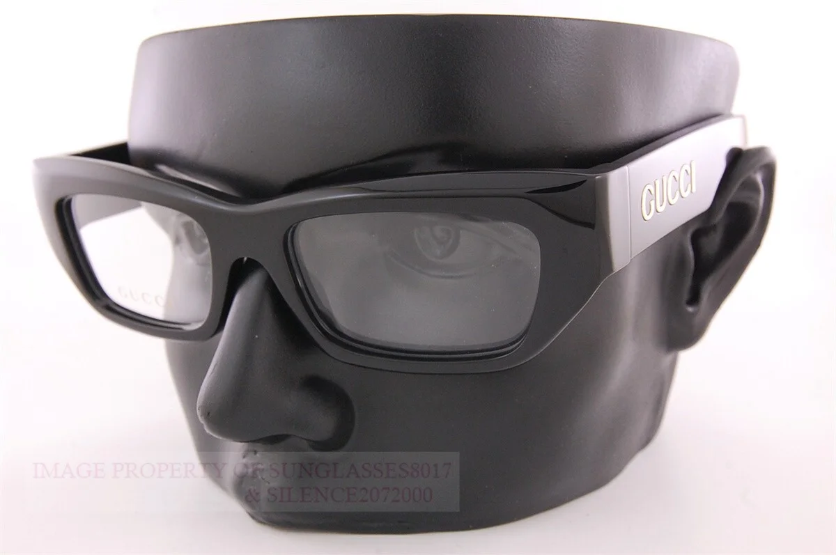 Brand New GUCCI Eyeglass Frames GG 1297/O 001 Black For Men 53mm