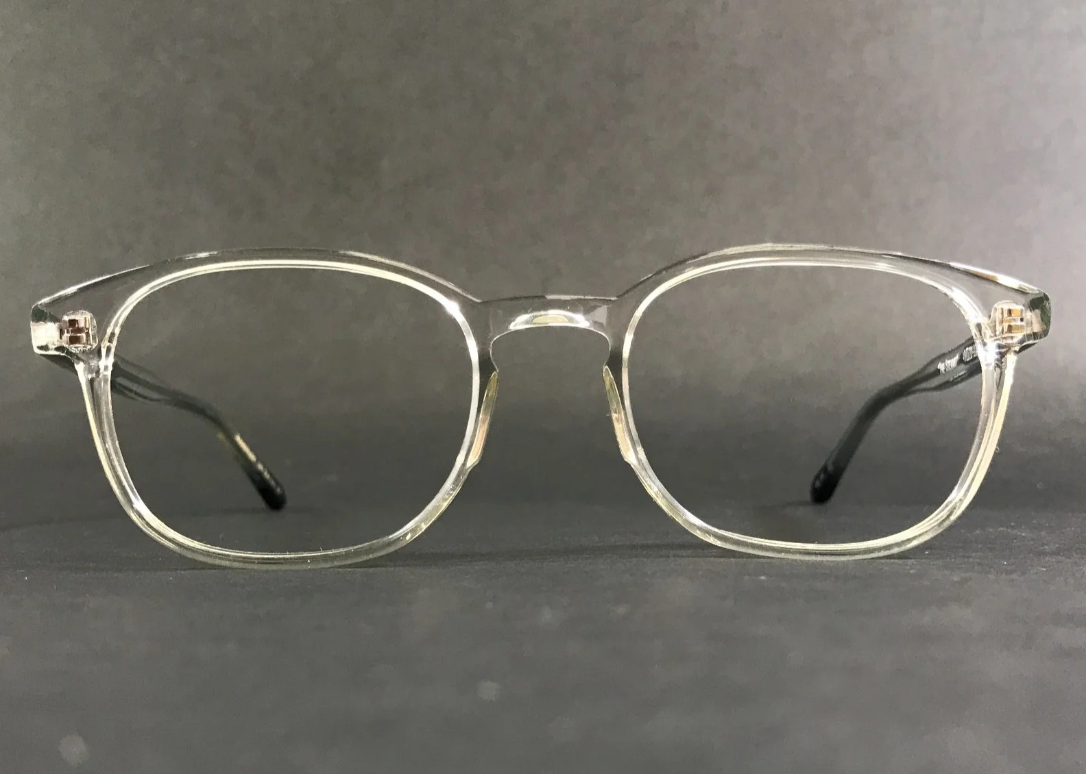 Penguin Eyeglasses Frames THE STEWART CR Crystal Clear Square Full Rim 49-20-140