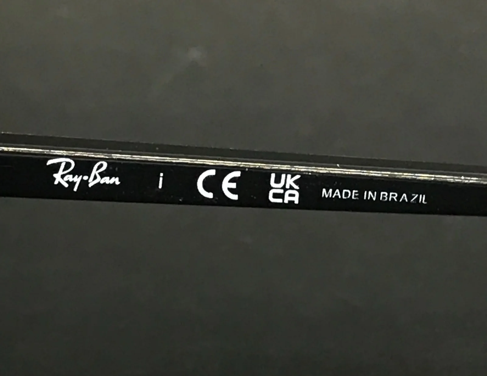 Ray-Ban Eyeglasses Frames RB7185 5943 Polished Clear Black Square 52-18-145 2